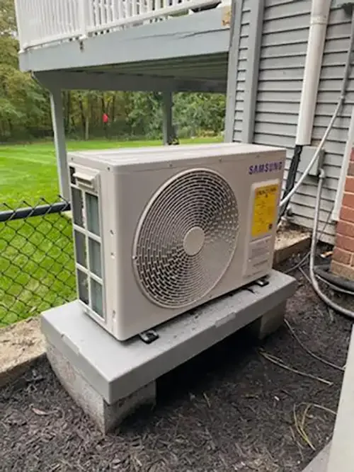 Outdoor AC compressor unit